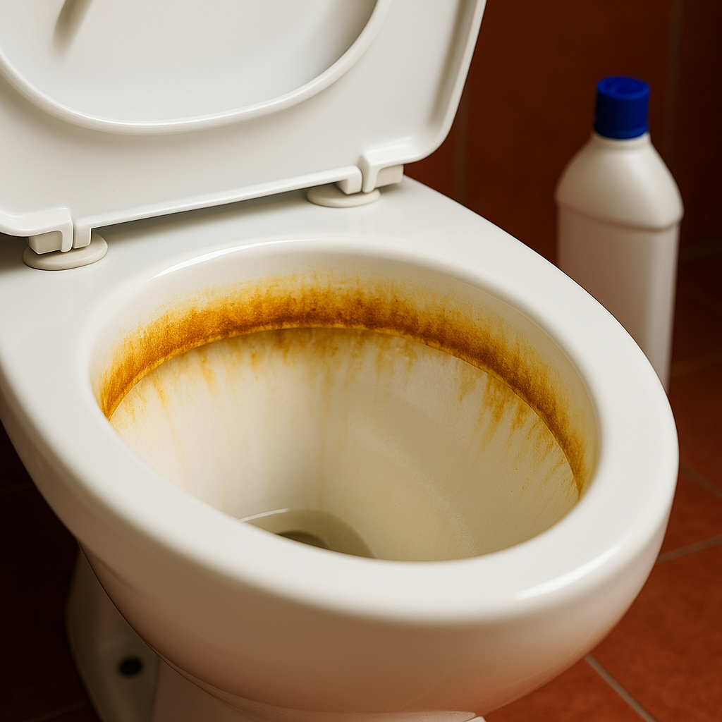 Очистка унитаза за 40 минут и 15 рублей