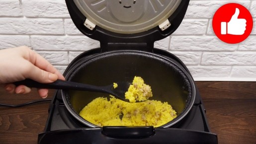 Вкусная каша с фаршем в мультиварке для обеда или ужина