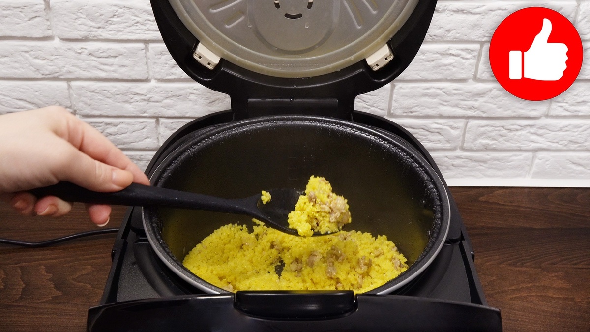 Вкусная каша с фаршем в мультиварке для обеда или ужина