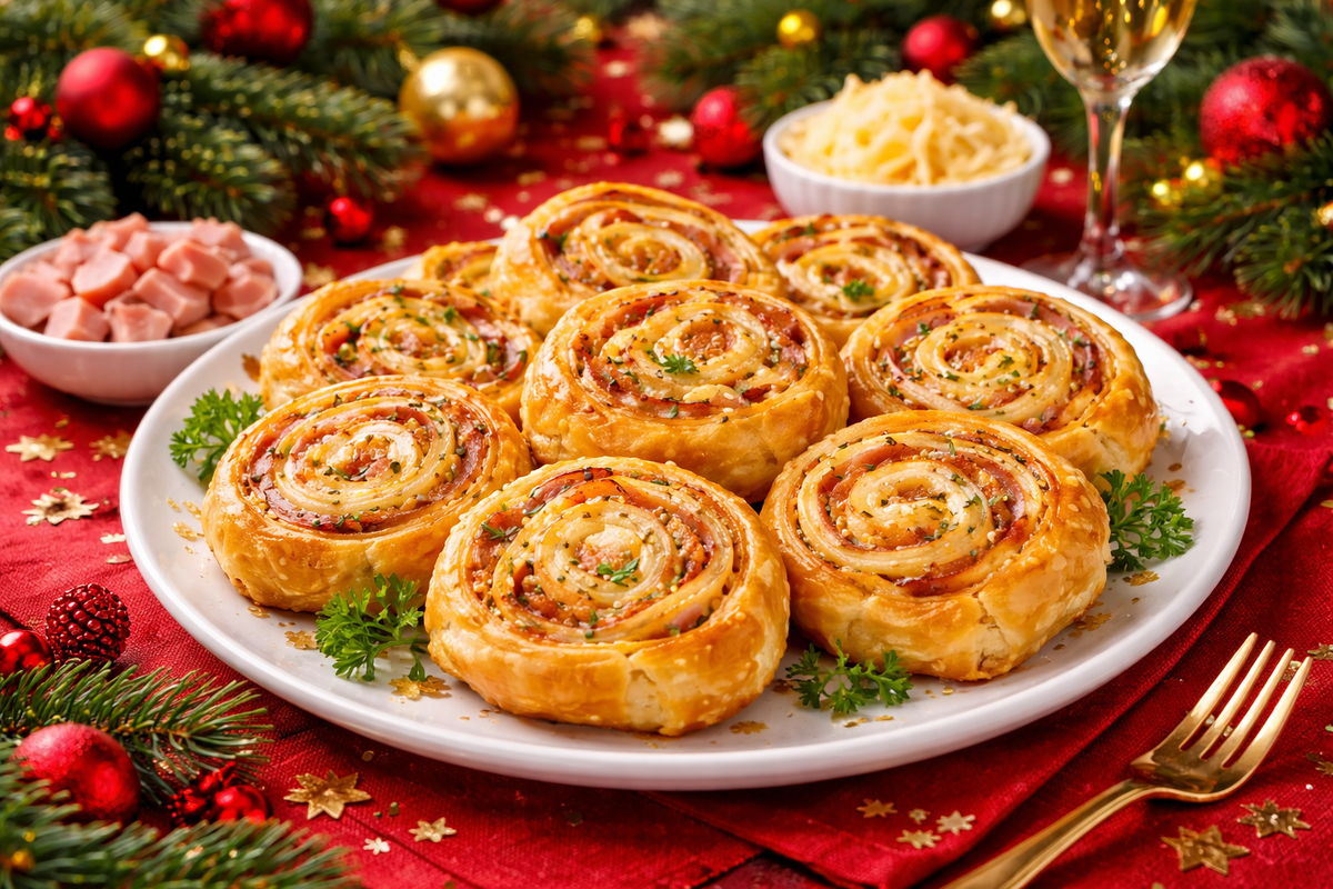 Слоеные закуски на Новый год: 5 простых рецептов, которые покорят ваших гостей