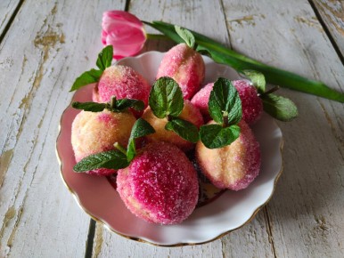 Пирожные «Персики»