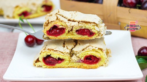 Летняя выпечка с вишней: Печенье Глаза совы удивит ваших близких