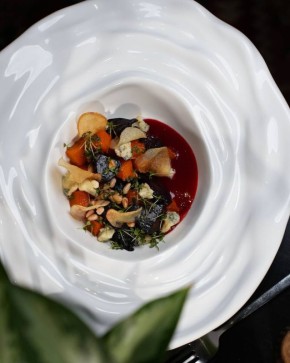 Запеченная тыква с копчёной свеклой – гастрономический шедевр этой осени