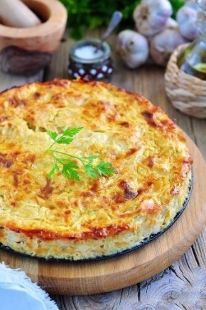 Вкусная овощная запеканка с кабачком и курицей