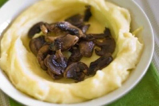 Идеальное пюре со сливками и грибами