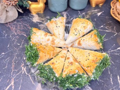 Хрустящие лавашевые трубочки с сырно-куриной начинкой на праздник