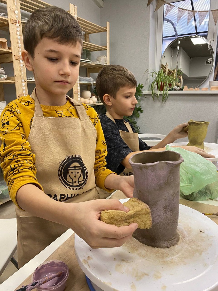 Креативный праздник для детей в гончарной школе
