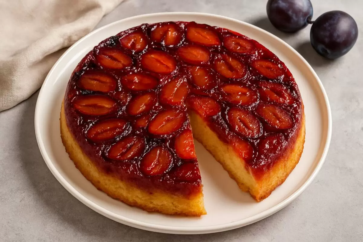 Сливовый пирог-перевёртыш: ваш идеальный десерт для домашних встреч