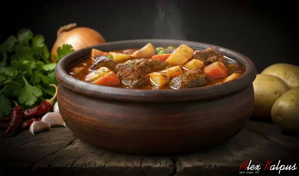 Грузинский шедевр на вашей кухне: говядина в бархатном соусе из красного вина