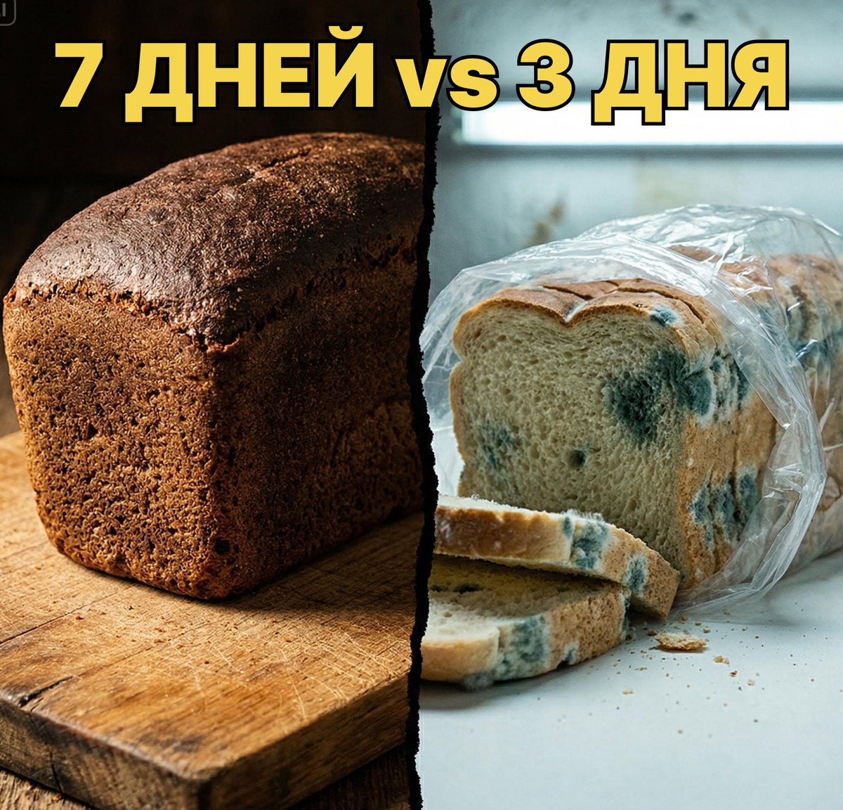 Почему современный хлеб быстро плесневеет, а советский хранился гораздо дольше?