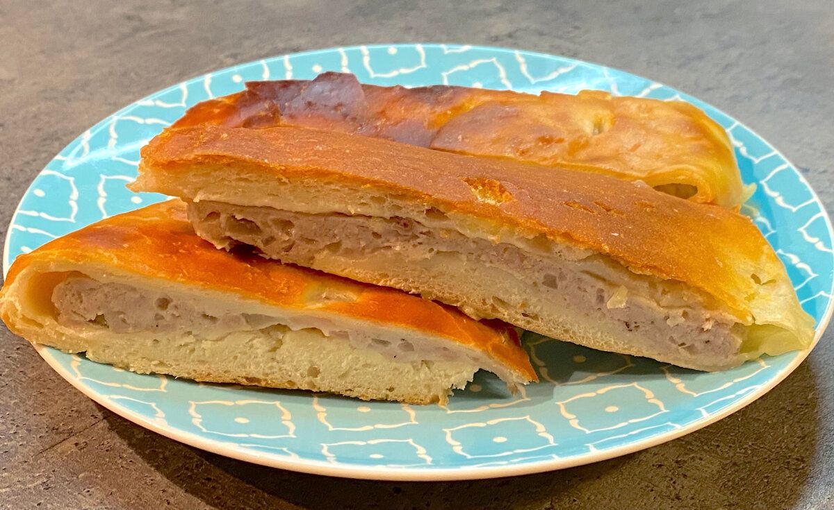 Тонкий пирог с мясным фаршем: вкусно и просто